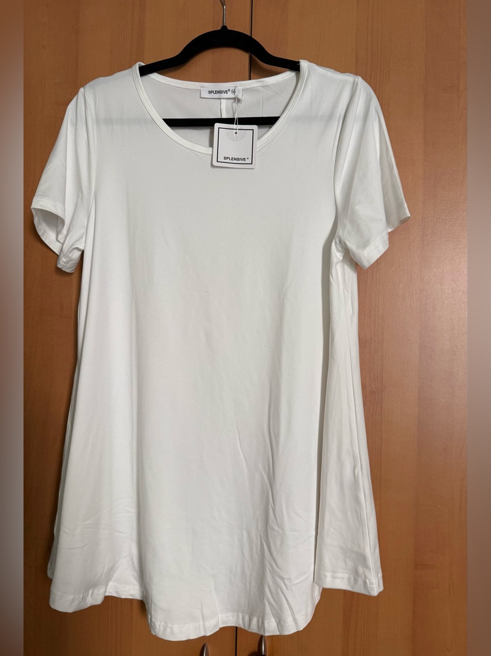 Splensive women's white tunic top